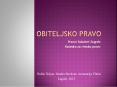 OBITELJSKO PRAVO PowerPoint PPT Presentation