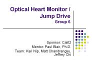 Optical Heart Monitor / Jump Drive Group 6