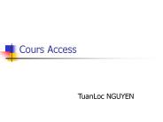 Cours Access