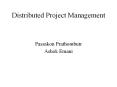 Distributed Project Management PowerPoint PPT Presentation