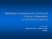 Modelagem computacional no Ensino de Ci