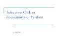 Infections ORL et respiratoires de l PowerPoint PPT Presentation