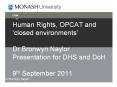 Human Rights, OPCAT and  PowerPoint PPT Presentation