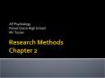 Research Methods Chapter 2 PowerPoint PPT Presentation