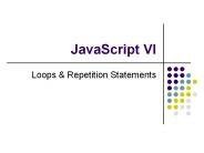 JavaScript VI