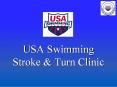 USA Swimming Stroke PowerPoint PPT Presentation