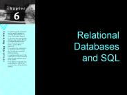 Relational Databases and SQL