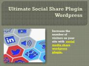 Ultimate social share plugin wordpress