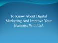 Premier Digital Marketing Agency In Chicago PowerPoint PPT Presentation