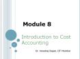 Introduction to Cost Accounting PowerPoint PPT Presentation