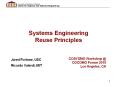 Systems Engineering Reuse Principles PowerPoint PPT Presentation