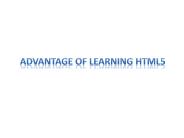 HTML5 training in Chennai