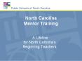 North Carolina Mentor Training PowerPoint PPT Presentation