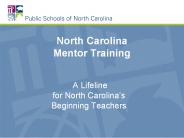 North Carolina Mentor Training
