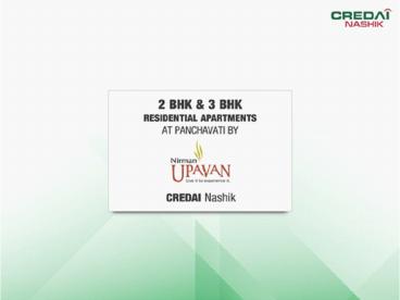 Luxurious Residential Property For Sale By CREDAI Nashik