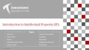 Introduction to Intellectual Property and Patents