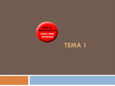 Tema 1