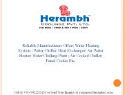 Water Chiller Manufaturers