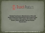 Control Transformer Manufacturers
