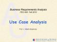 Use Case Analysis PowerPoint PPT Presentation