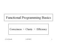 Functional Programming Basics