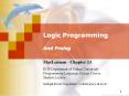 Logic Programming And Prolog PowerPoint PPT Presentation
