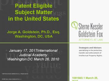 January 17, 2017International Judicial Academy