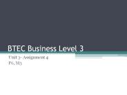 BTEC Business Level 3