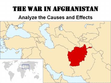 The War in Afghanistan