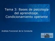 Tema 3: Bases de psicolog