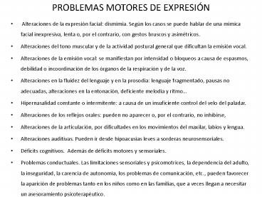 PROBLEMAS MOTORES DE EXPRESI