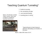Teaching Quantum Tunneling*