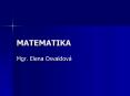 MATEMATIKA PowerPoint PPT Presentation