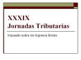 XXXIX Jornadas Tributarias PowerPoint PPT Presentation