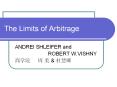 The Limits of Arbitrage PowerPoint PPT Presentation