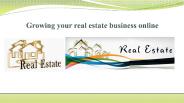 Growing your real estate business online