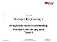 Skript zur Vorlesung   Software Engineering I