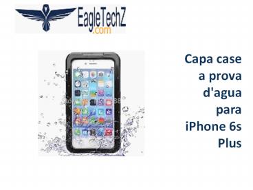 Capa case a prova d'agua para iPhone 6s Plus