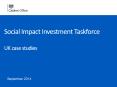 Social Impact Investment Taskforce  UK case studies PowerPoint PPT Presentation