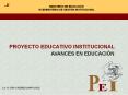 PROYECTO EDUCATIVO INSTITUCIONAL PowerPoint PPT Presentation