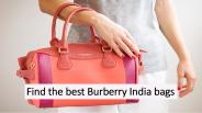 Find the best Burberry India bags