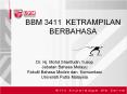 BBM 3411 KETRAMPILAN BERBAHASA PowerPoint PPT Presentation