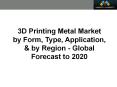 3D Printing Metal Market worth 776.8 Million USD by 2020 PowerPoint PPT Presentation