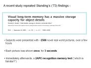 A recent study repeated Standing