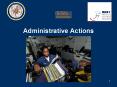 Administrative Actions PowerPoint PPT Presentation