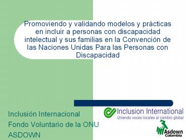 Promoviendo y validando modelos y pr