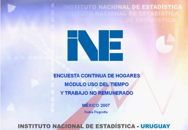 La Encuesta de Uso del Tiempo en Uruguay