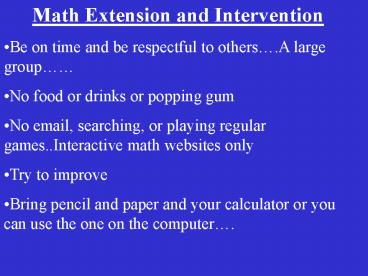 Mean, Median, Mode, and Range