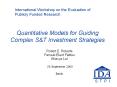 Quantitative Models for Guiding Complex S PowerPoint PPT Presentation