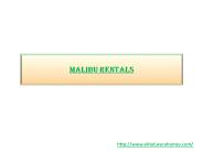 Malibu Rentals